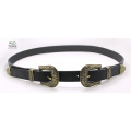 Women′s Western Fashion Belt with Two Buckles Ky6281